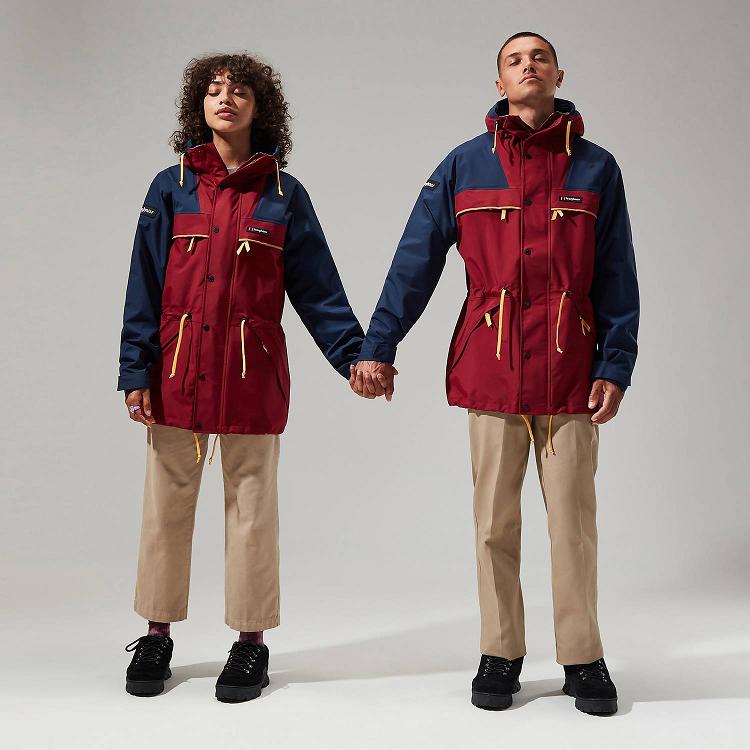 Dámska Nepremokavá Bunda Berghaus Gore Tex Tempest 89 Červené Modre Slovensko 3097AHBNY